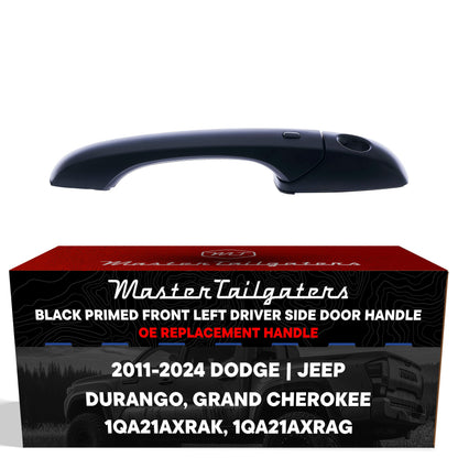 Master Tailgaters exterior door handle, black primed, front left driver side replacement on Tampa Home & Garden Store