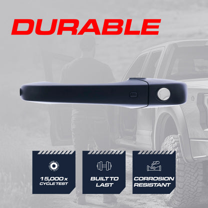 Exterior door handle black primed Front Left Driver Side for Dodge Durango/Jeep Grand Cherokee on Tampa Home & Garden Store