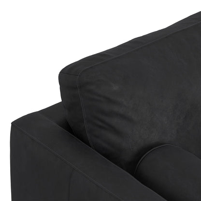 Morrison Brazilian Leather Sofa and Ottoman Set