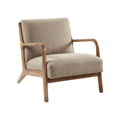 Mid-Century Style Lounge Chair With Upholstery