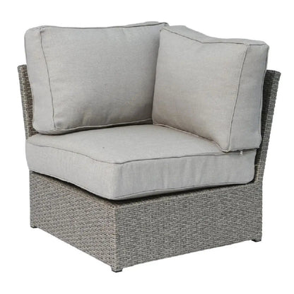 Outdoor Wicker Sectional with Weather Cushions