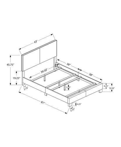 Modern Upholstered And Transitional Bed Frame