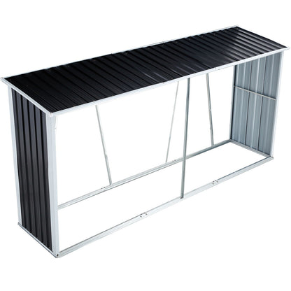 Galvanized Steel Firewood Rack and Log Holder