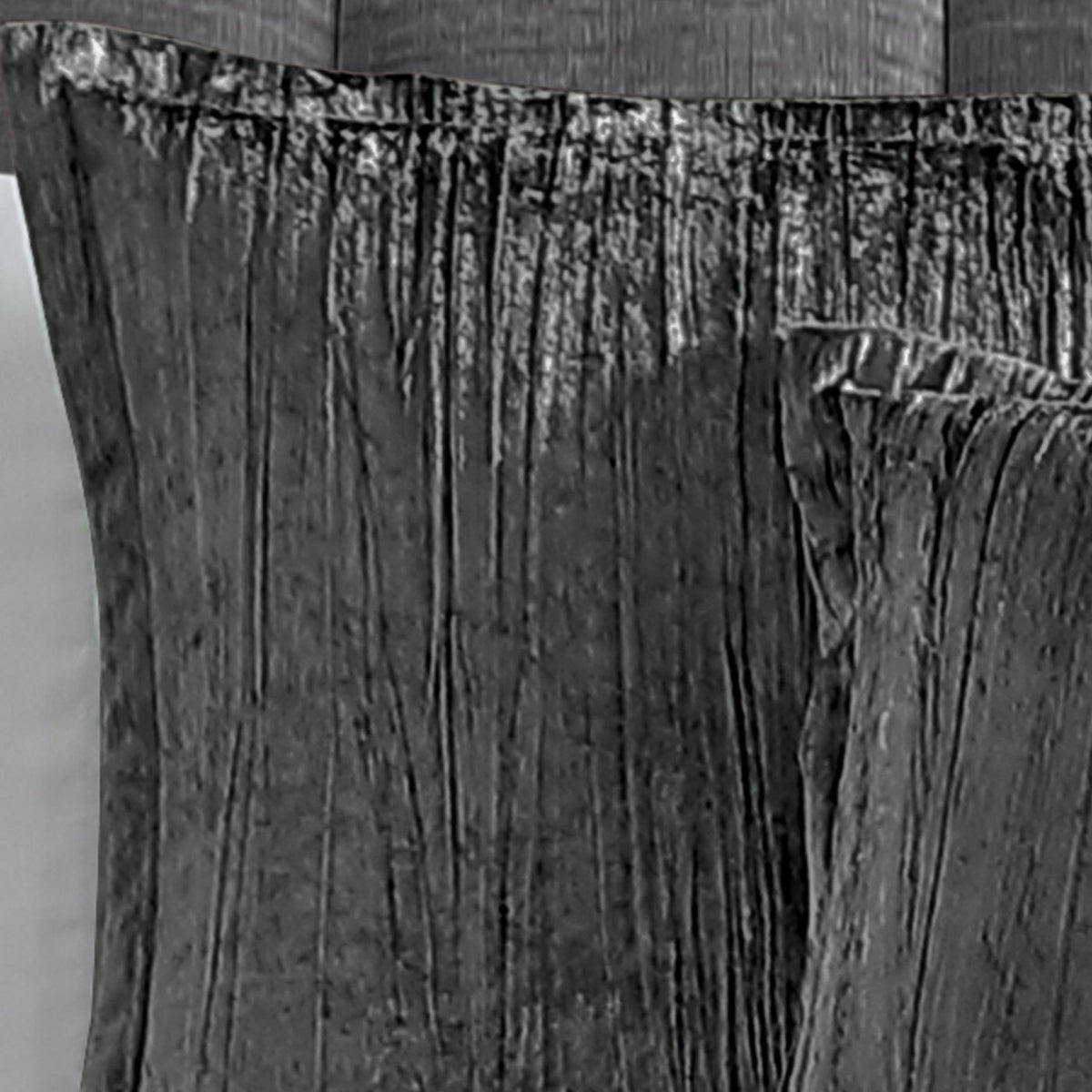 Turin and Charcoal Crinkle Velvet Seven Piece Set
