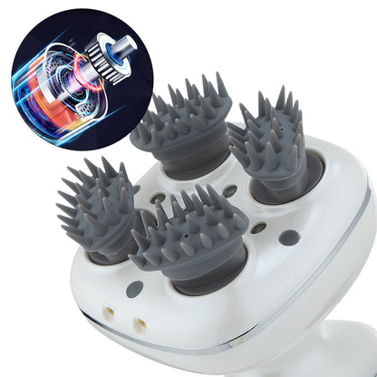 Head Massager 4-Claw Kneading Vibration Rechargeable Waterproof Head Massager Multi-Function - Tampa Home & Garden Store