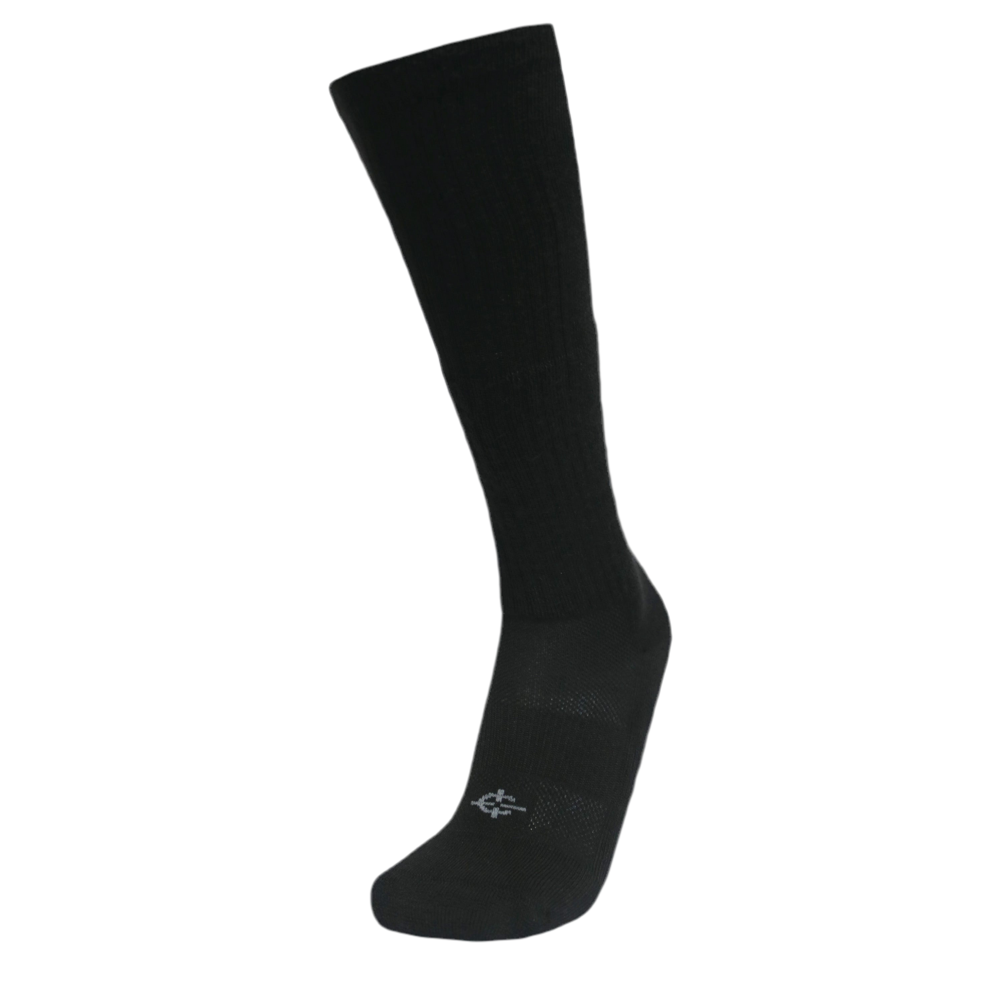 Wool BEAST OTC over-the-calf sock black knee-high tactical sock with Covert Threads logo on Tampa Home & Garden Store