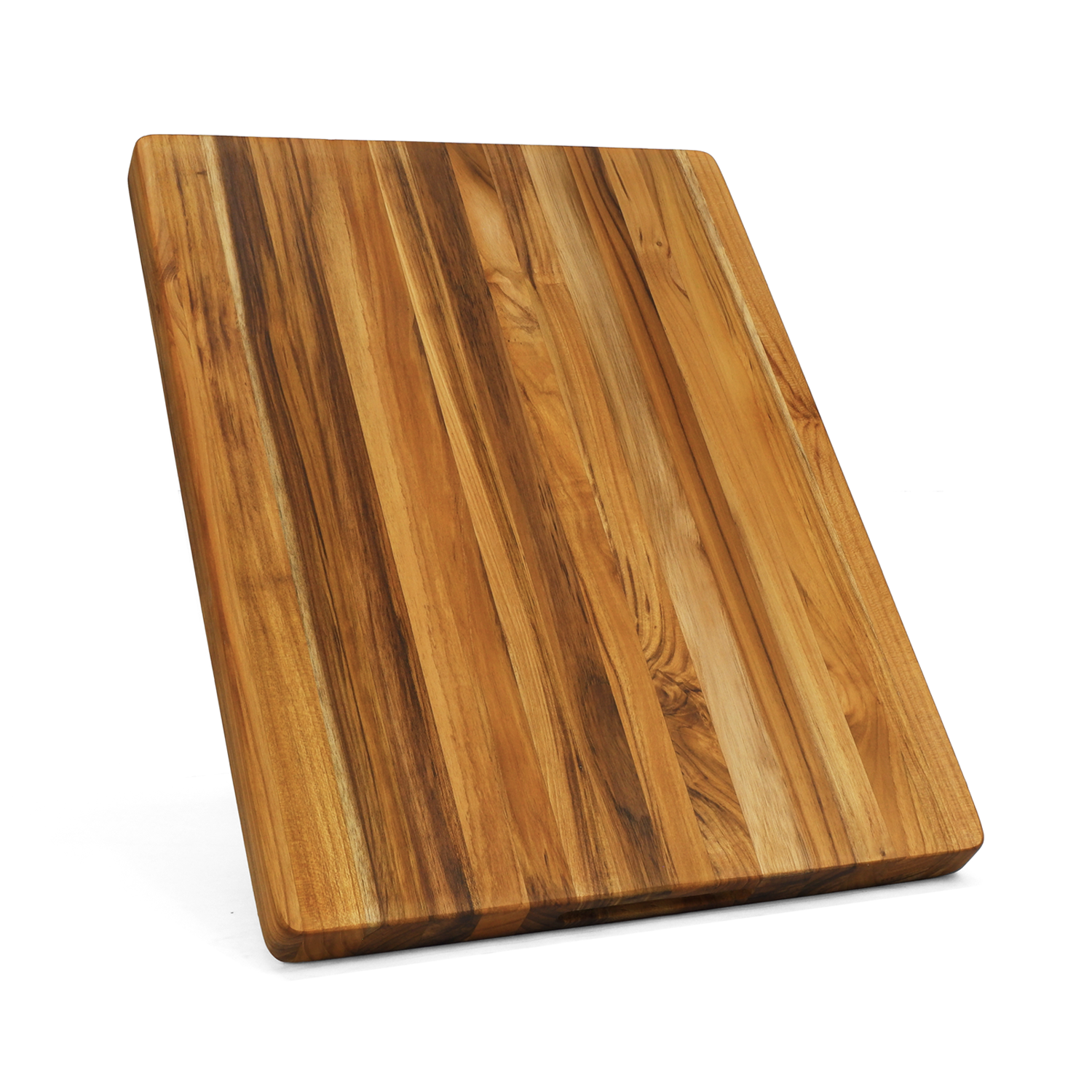 Teak cutting boards set 5pc 18in natural wood with striped grain VIP Digital Presence on Tampa Home & Garden Store