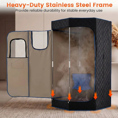 Portable Steam Sauna 3L For Home Fast Heat Remote