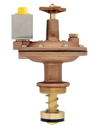 Automatic Sprinkler Valve Converter with Flow Control bronze body yellow solenoid cap valve on Tampa Home & Garden Store