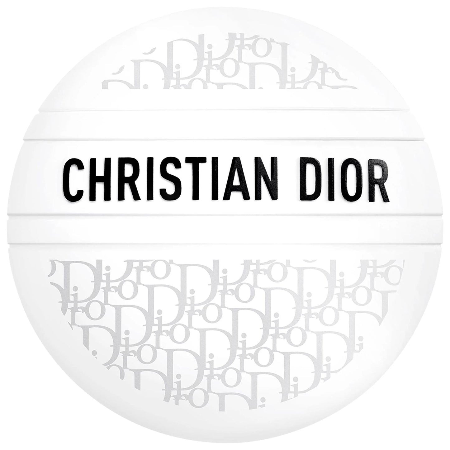 Lip balm jar with bold Christian Dior branding on white container on Tampa Home & Garden Store