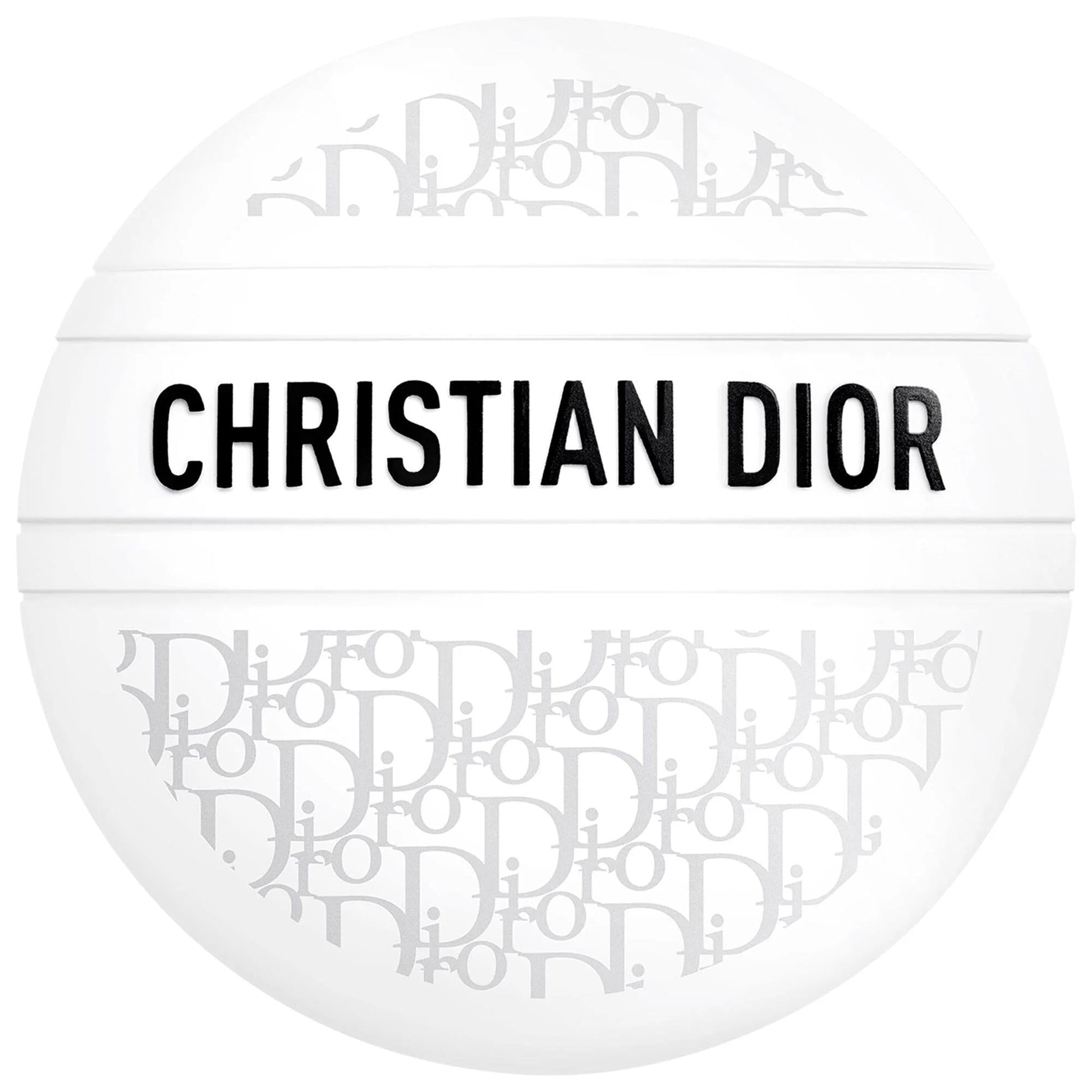 Lip balm jar with bold Christian Dior branding on white container on Tampa Home & Garden Store