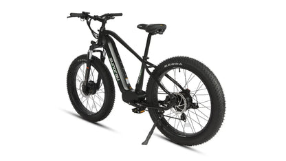 FAT-AWD 2.0 electric bike by EUNORAU E-BIKE US, black fat-tire MTB with front suspension on Tampa Home & Garden Store