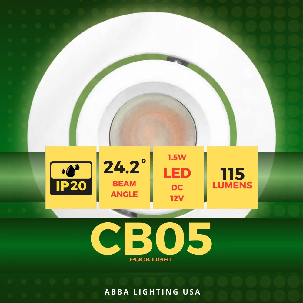 CB05 rond LED Dimmable en fonte d'aluminium encastré armoire lumière vers le bas luminaire