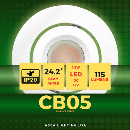 CB05 rond LED Dimmable en fonte d'aluminium encastré armoire lumière vers le bas luminaire
