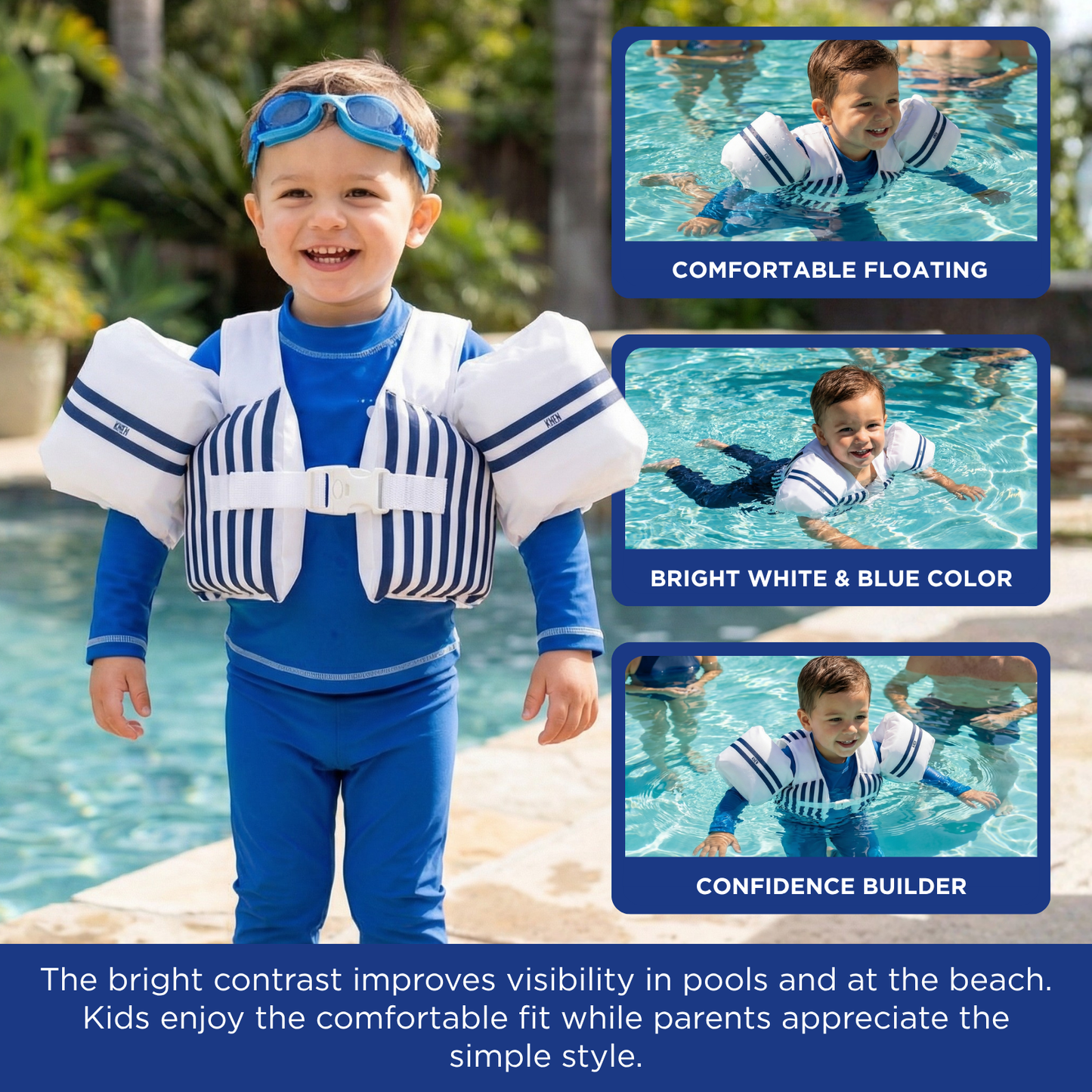 Baby Floating Jacket With Sleeves for Water Play