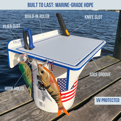 Single Bucket Fillet Table and Cutting Board