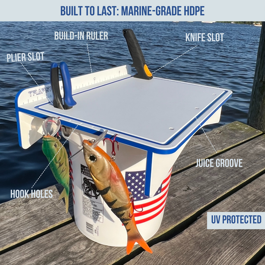 Single Bucket Fillet Table and Cutting Board