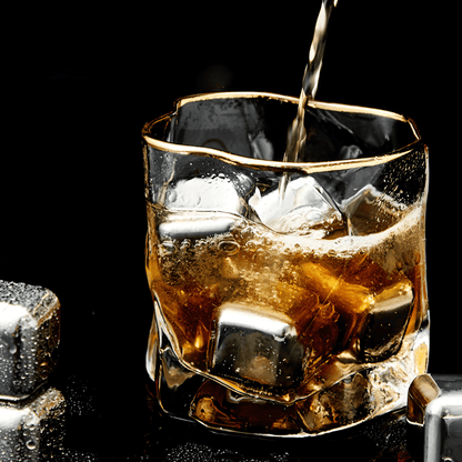 Gold Hoshi Japanese Crystal And The Whisky Glass