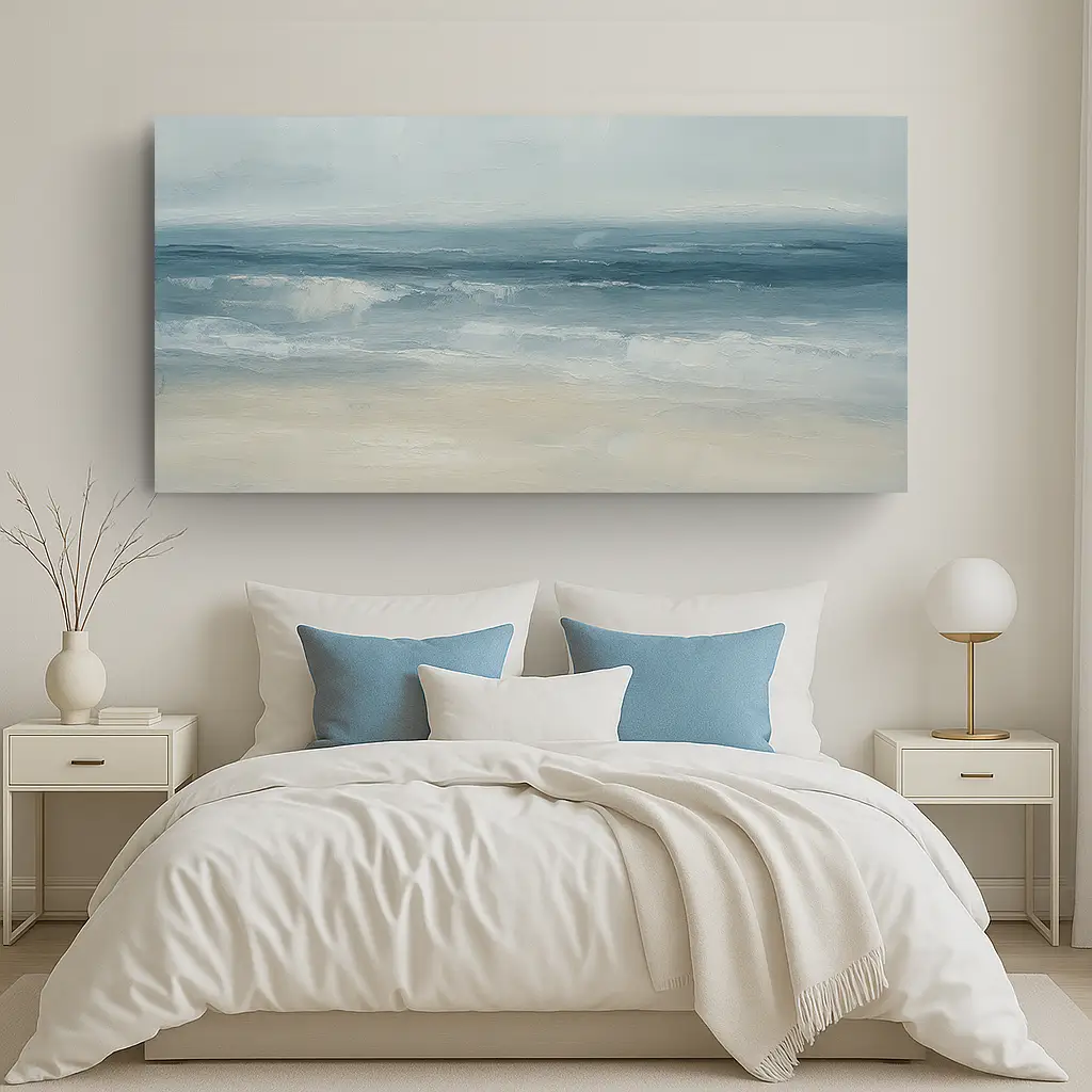 Waterscape Abstract Wall Art IX Canvas Print