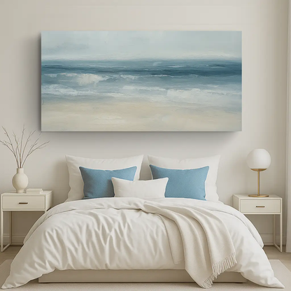 Waterscape Abstract Wall Art IX Canvas Print