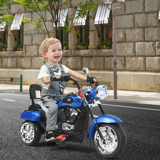 6V 3 Wheel Kids Motorcycle-Blue - Tampa Home & Garden Store