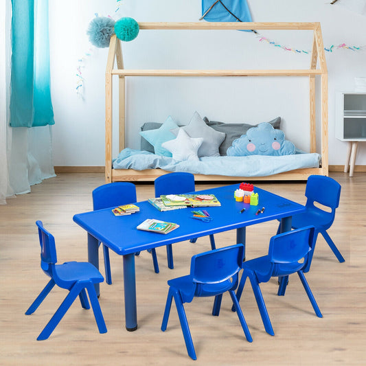 6-pack Kids Plastic Stackable Classroom Chairs - Tampa Home & Garden Store