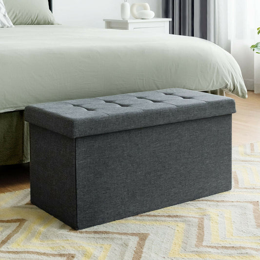 31.5 Inch Fabric Foldable Storage with Removable Storage Bin - Tampa Home & Garden Store