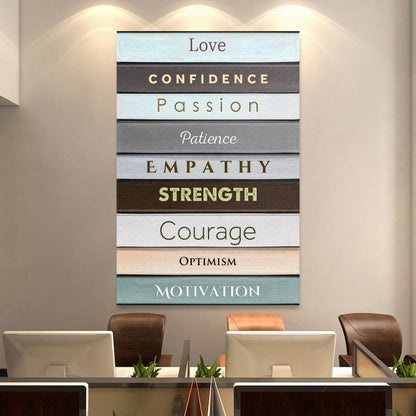 Shelf To Life Motivational Wall Sign canvas by Tailored Canvases, wall art with words on Tampa Home & Garden Store