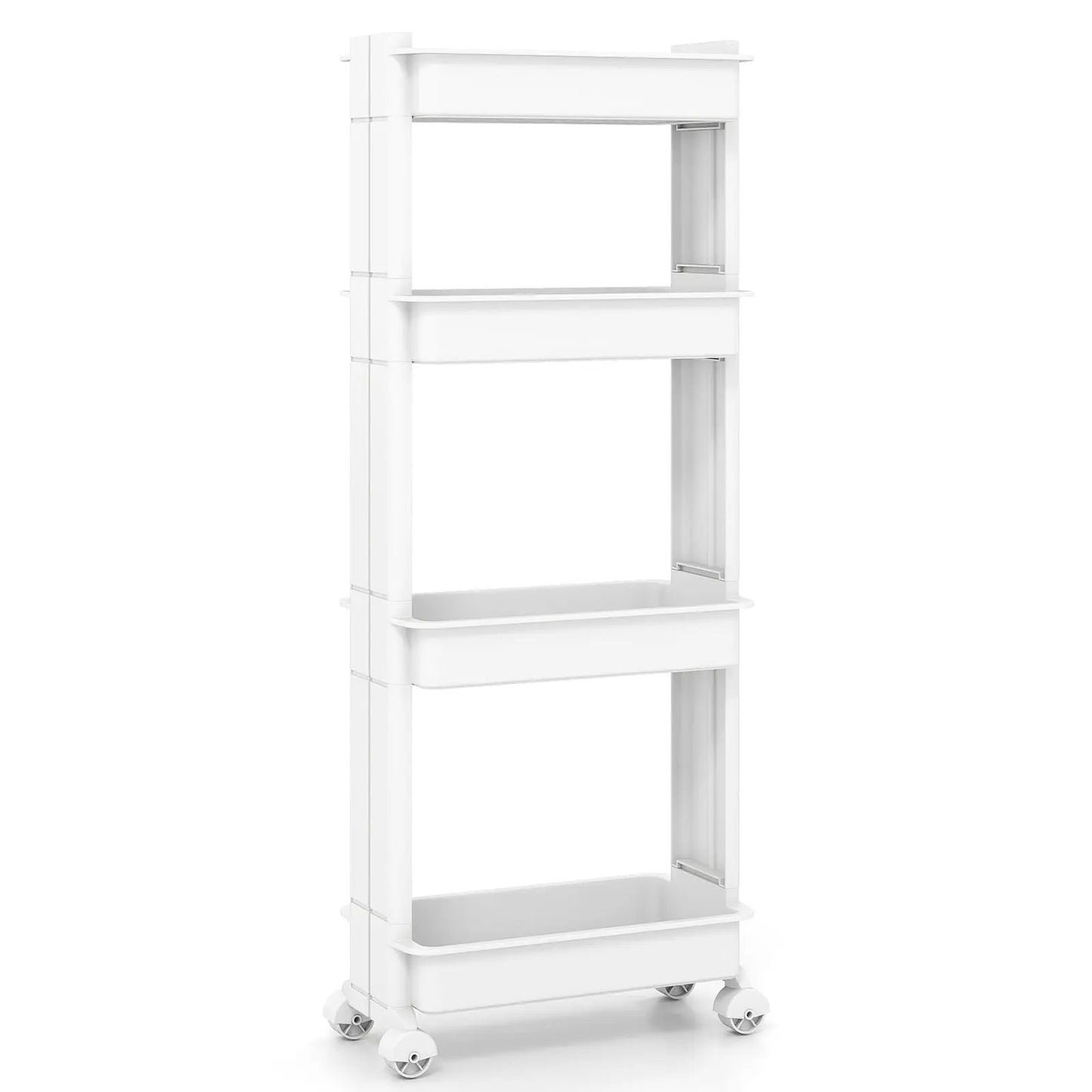 Rolling Utility Cart with Detachable Trays