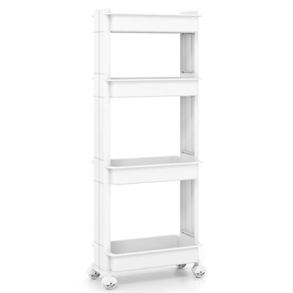 Rolling Utility Cart with Detachable Trays