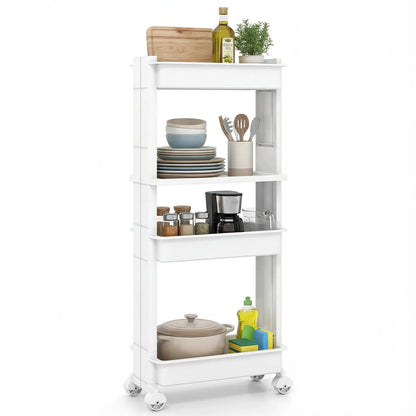 Rolling Utility Cart with Detachable Trays
