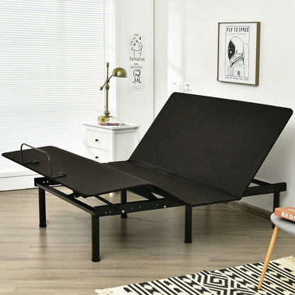 Base de cama ajustable tamaño queen con control remoto inalámbrico