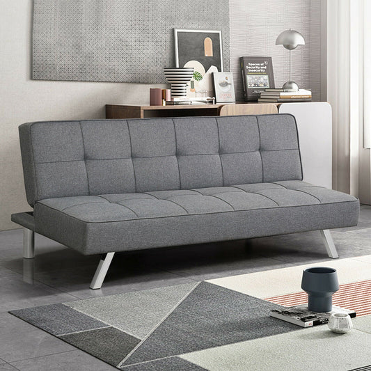 3-Seat Convertible Sofa Bed with High-Density Sponge for Living Room - Tampa Home & Garden Store
