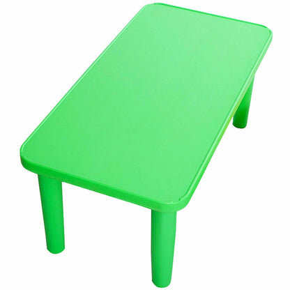 Kids portable plastic activity table, bright green, for home and school on Tampa Home & Garden Store