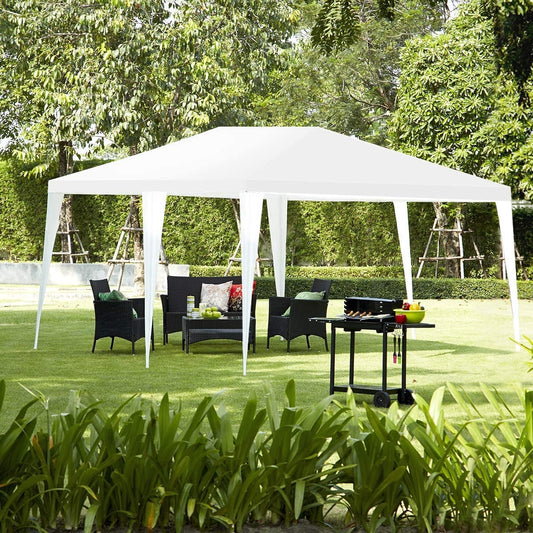 GemGear 10x20 ft white canopy tent with 6 sidewalls and carry bag outdoor party setup on Tampa Home & Garden Store