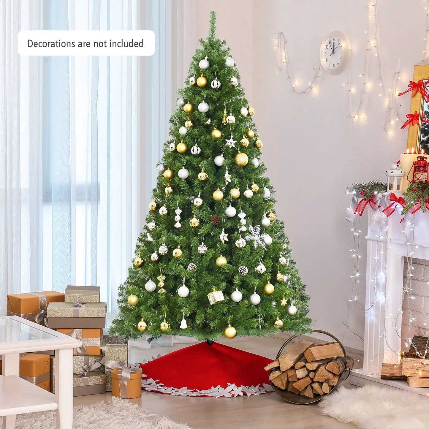 PVC Artificial Christmas Tree Premium Hinged