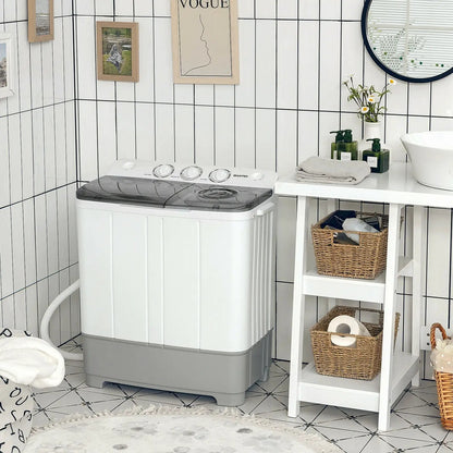 2-in-1 Portable Washing Machine Timer Control