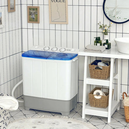 2-in-1 Portable Washing Machine Timer Control