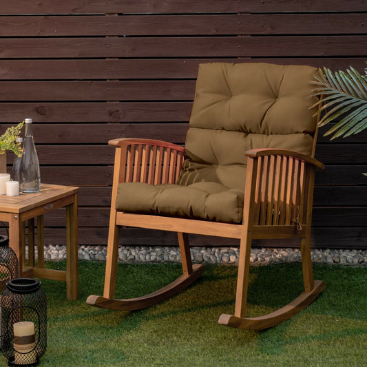 22 x 44 Inch Tufted Outdoor Patio Chair Seating Pad - Tampa Home & Garden Store