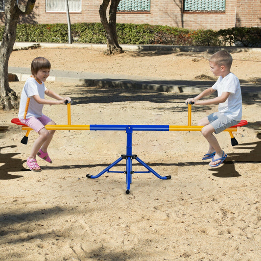 360°Rotation Kids Seesaw Swivel Teeter Totter Playground Equipment - Tampa Home & Garden Store