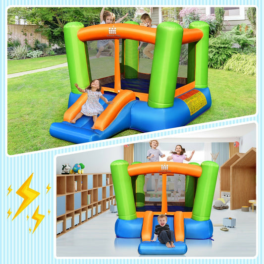 Kids Inflatable Bounce House without Blower for Indoor and Outdoor - Tampa Home & Garden Store