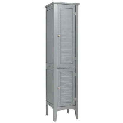 Armario de almacenamiento de baño independiente para cocina y sala de estar - Negro