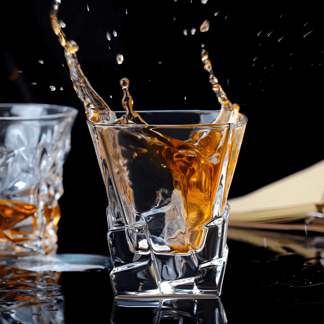 Tychon Handcrafted Japanese Crystal Whisky Glass