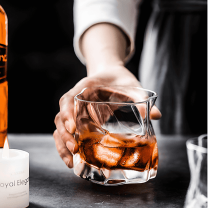 Hoshi Handcrafted Crystal Whisky Glass with Grip