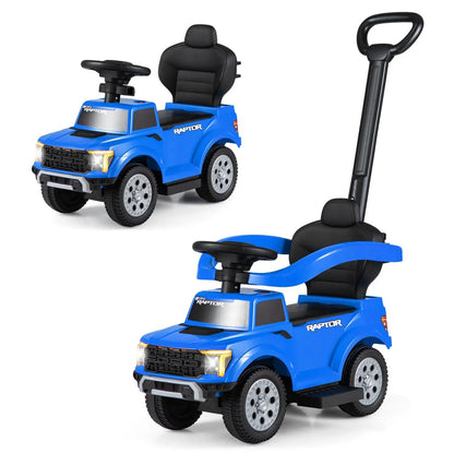 Licensed Ford 3-In-1 Push Car for Toddlers
