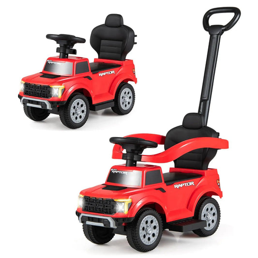 Licensed Ford 3-In-1 Push Car for Toddlers