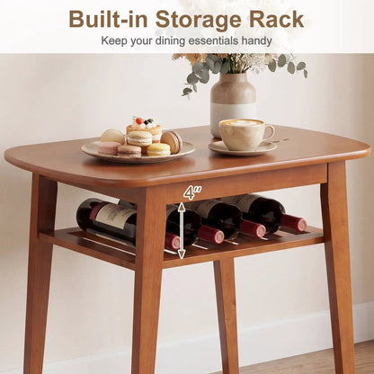 Three-Piece Dining Table Set with Chairs