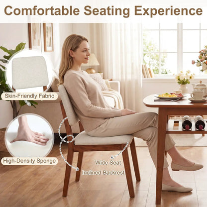 Three-Piece Dining Table Set with Chairs