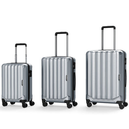 GemGear 3-piece hardside luggage set (20/24/28in) with 3-digit lock and spinner wheels on Tampa Home & Garden Store