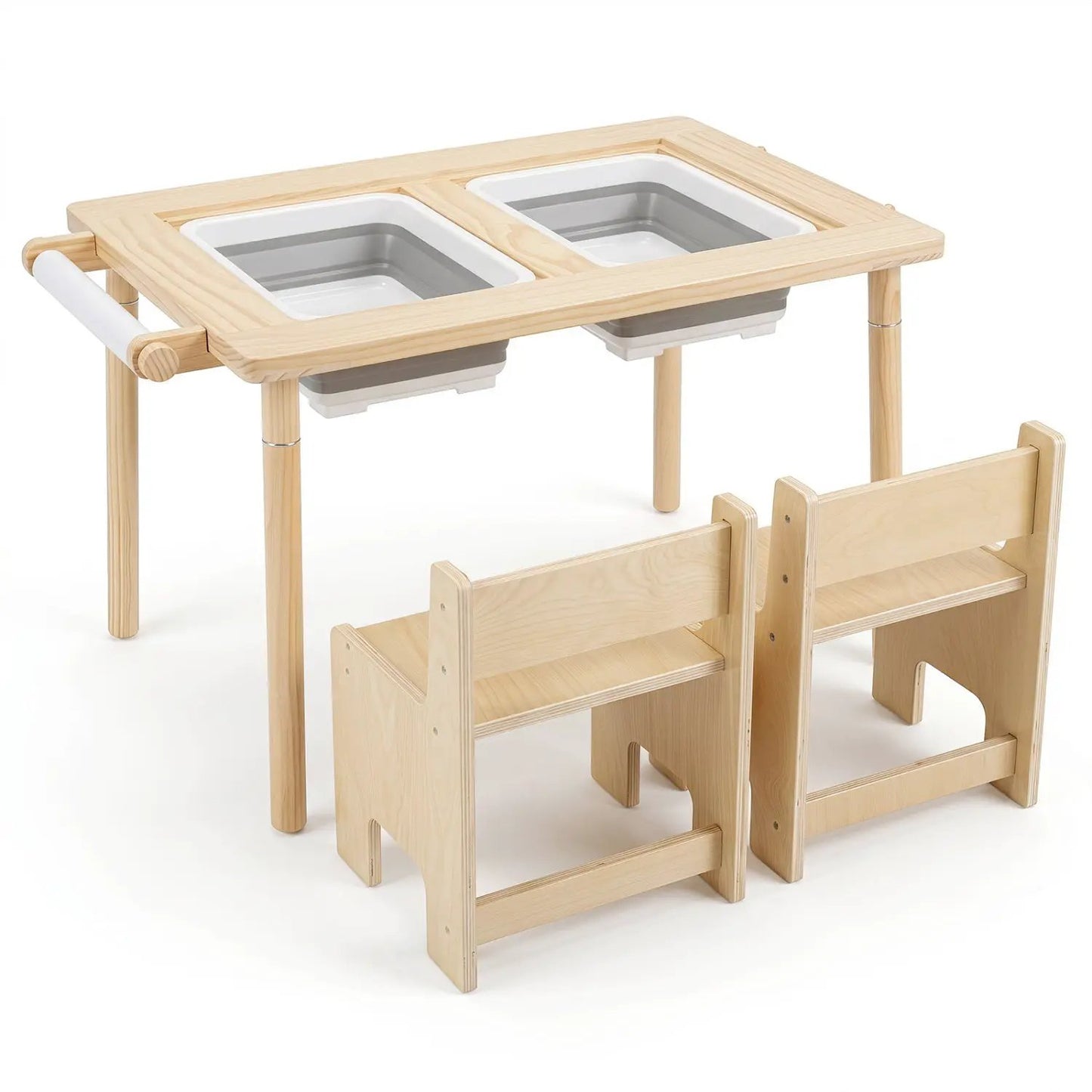 Kids Table and Chair Set with Adjustable Height